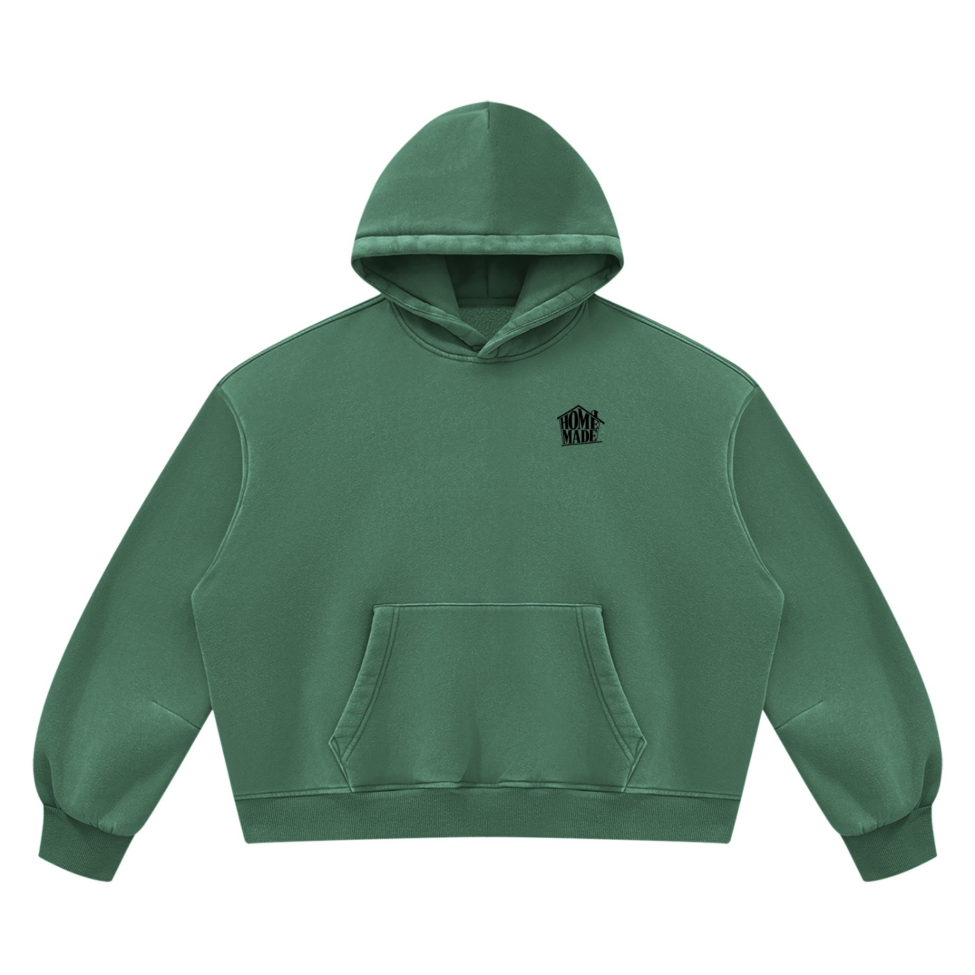 Unisex Vintage Wash Boxy Fleece Hoodie - Image 13