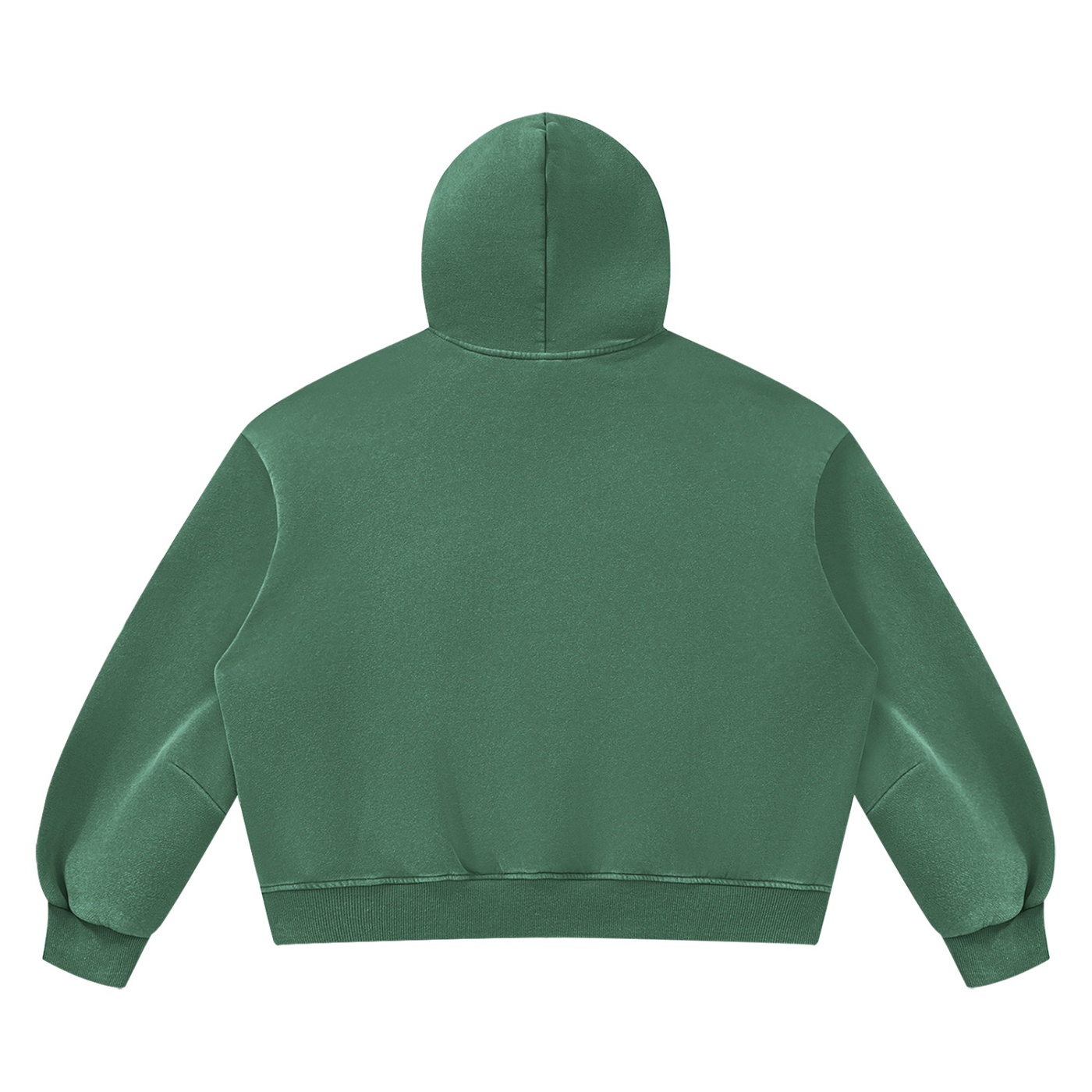 Unisex Vintage Wash Boxy Fleece Hoodie - Image 14
