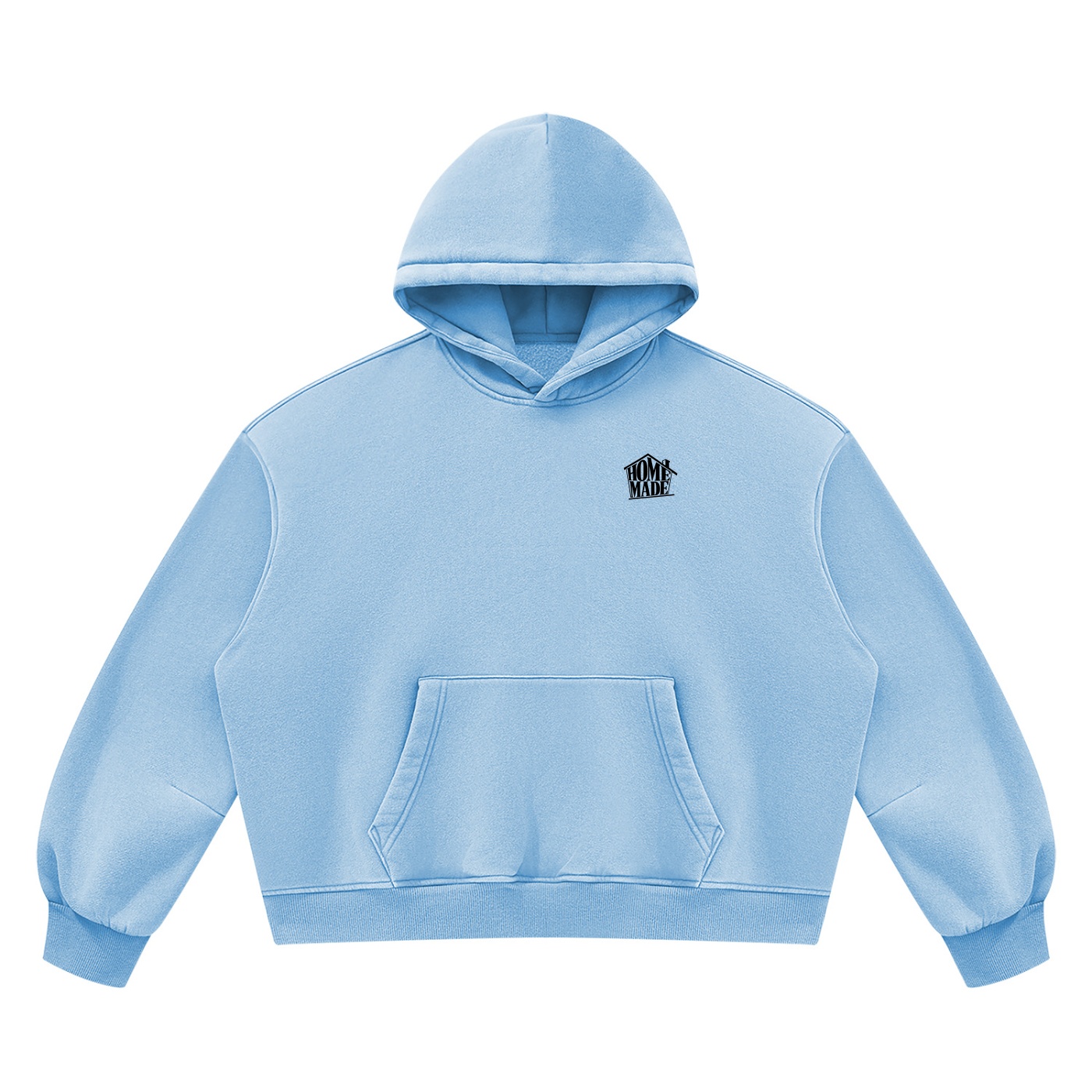 Unisex Vintage Wash Boxy Fleece Hoodie - Image 7