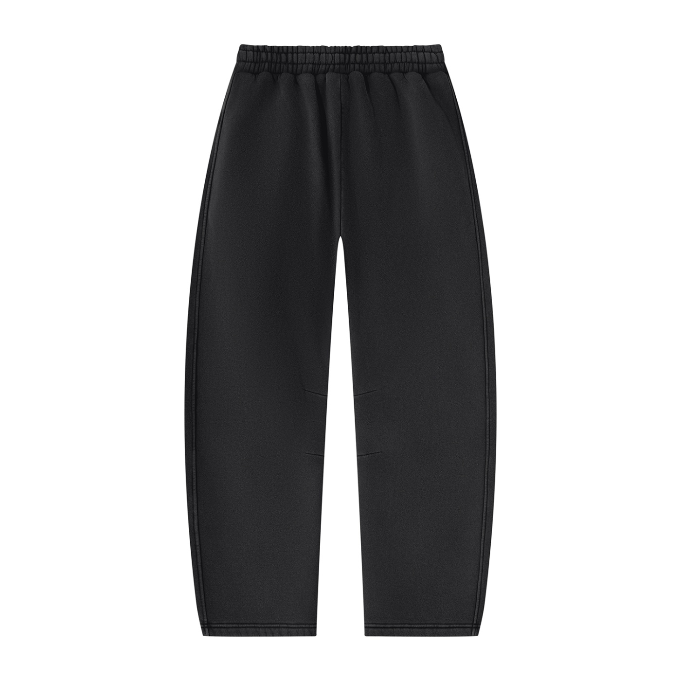 Unisex Vintage Wash Barrel Leg Fleece Sweatpants - Image 2