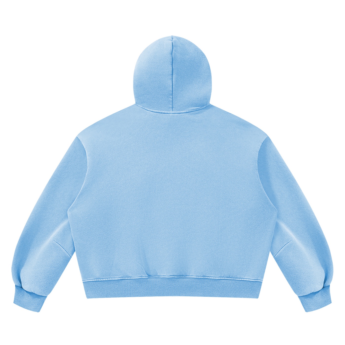 Unisex Vintage Wash Boxy Fleece Hoodie - Image 8