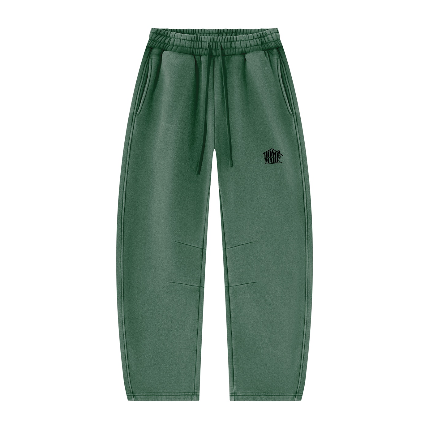 Unisex Vintage Wash Barrel Leg Fleece Sweatpants - Image 3