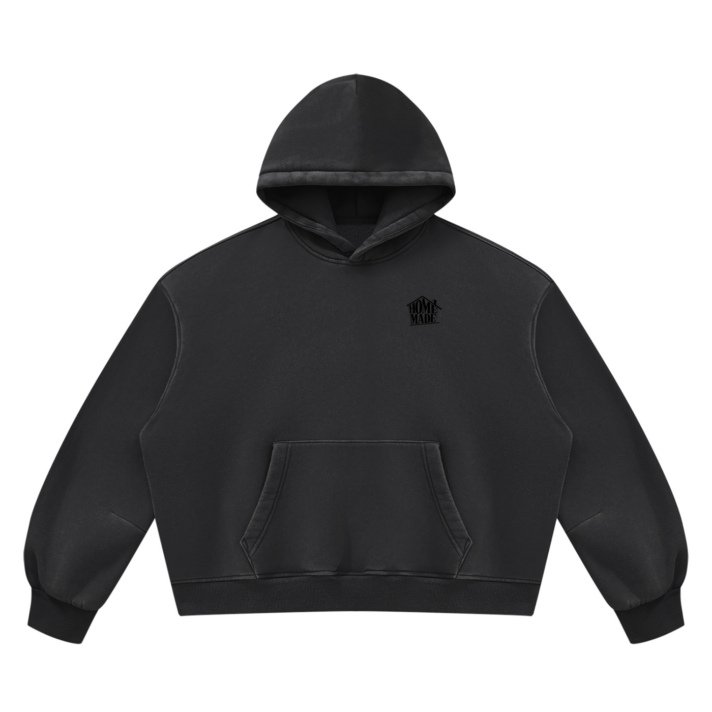 Unisex Vintage Wash Boxy Fleece Hoodie