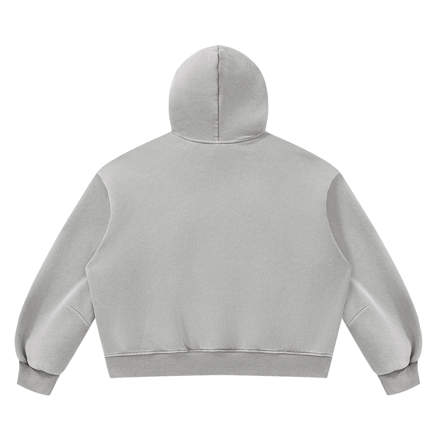 Unisex Vintage Wash Boxy Fleece Hoodie - Image 4