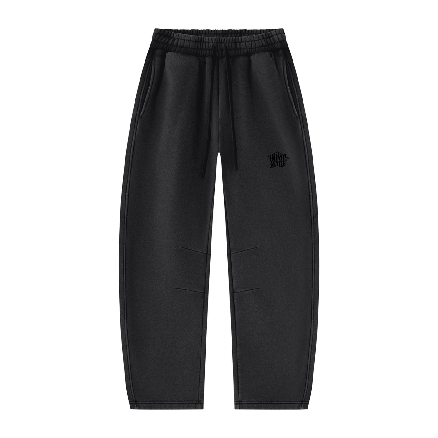 Unisex Vintage Wash Barrel Leg Fleece Sweatpants