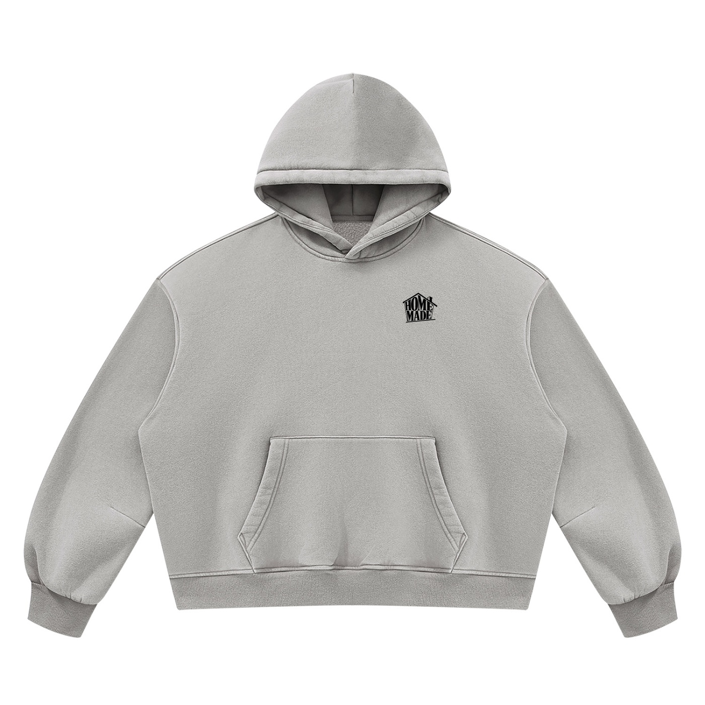 Unisex Vintage Wash Boxy Fleece Hoodie - Image 3